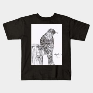 Bird pen art Kids T-Shirt